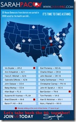 Sarah Palin's Crosshairs Map
