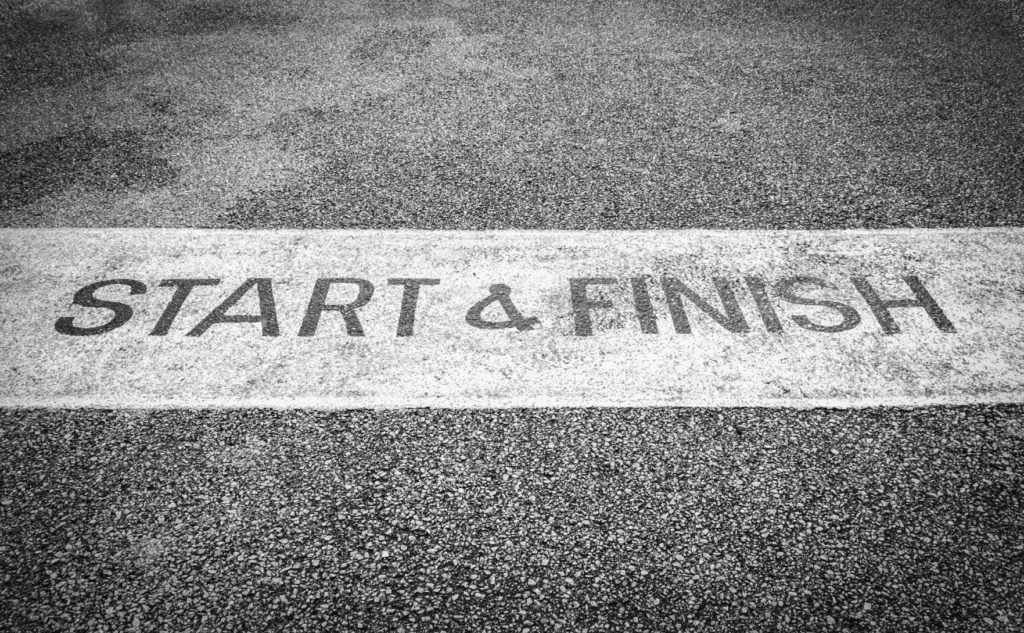 Start and Finish iStockPhoto