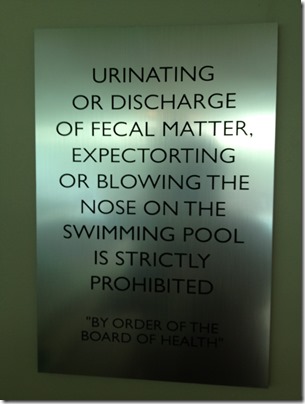 Dont Poop In The Pool