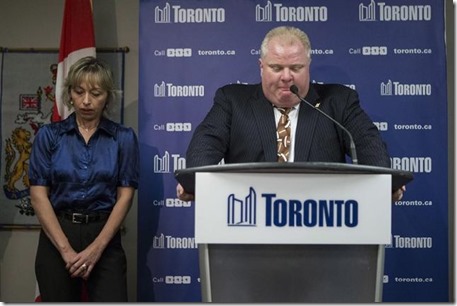 Rob Ford Pussy Apology Wife