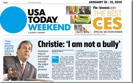 Chris Christie Not a Bully