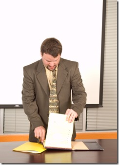 Man With Papers