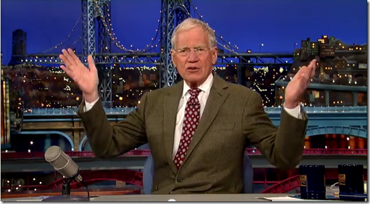 David Letterman Retirement