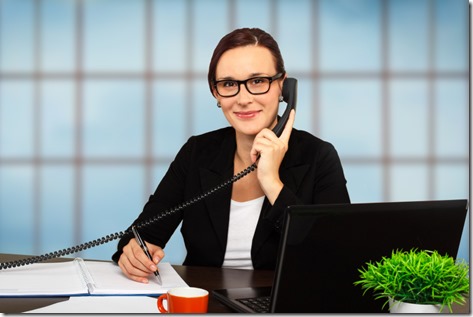 Woman Manager on Phone iStockPhoto PPT