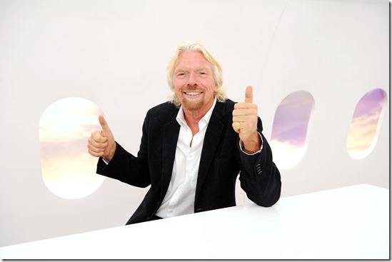 NEW YORK, NY - OCTOBER 02: Virgin Atlantic Airways and Virgin Group founder, Sir Richard Branson bring Business Speed Dating to Wall Street on October 2, 2012 in New York City. (Photo by Craig Barritt/WireImage)