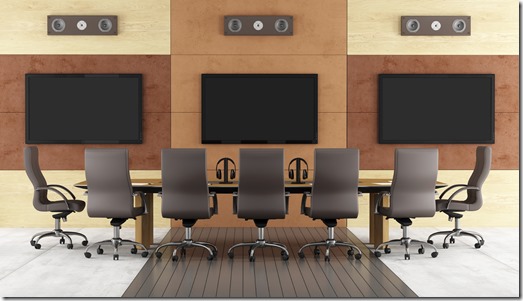 Contemporary conference room