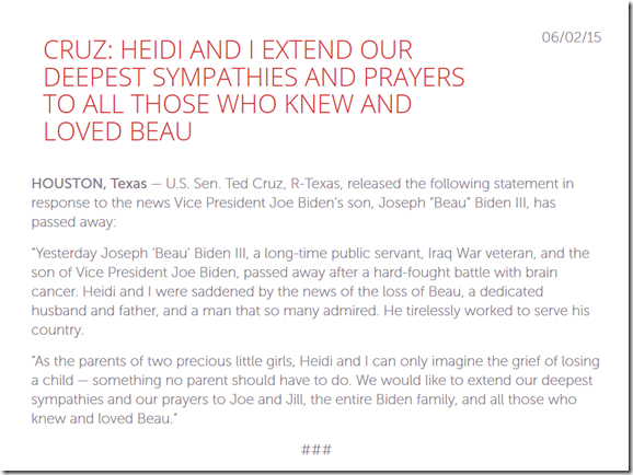 Ted Cruz Biden Statement