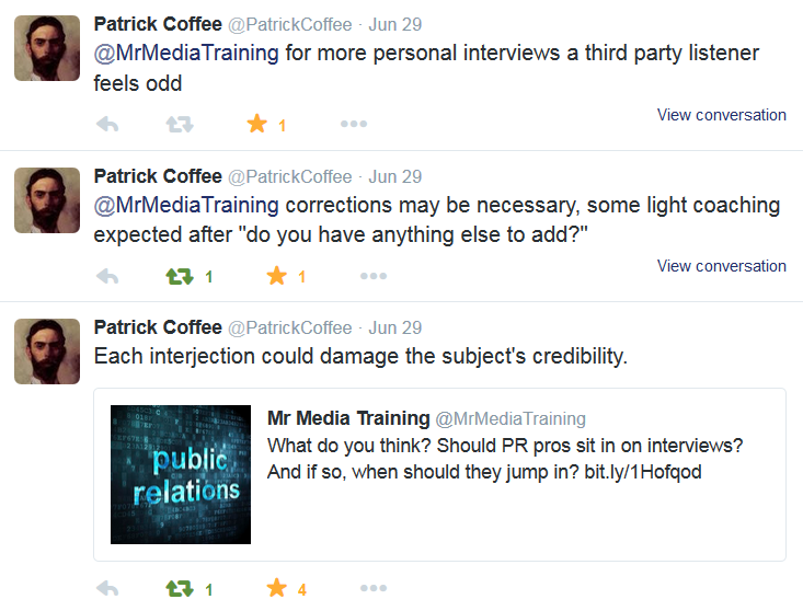 Patrick Coffee Tweets