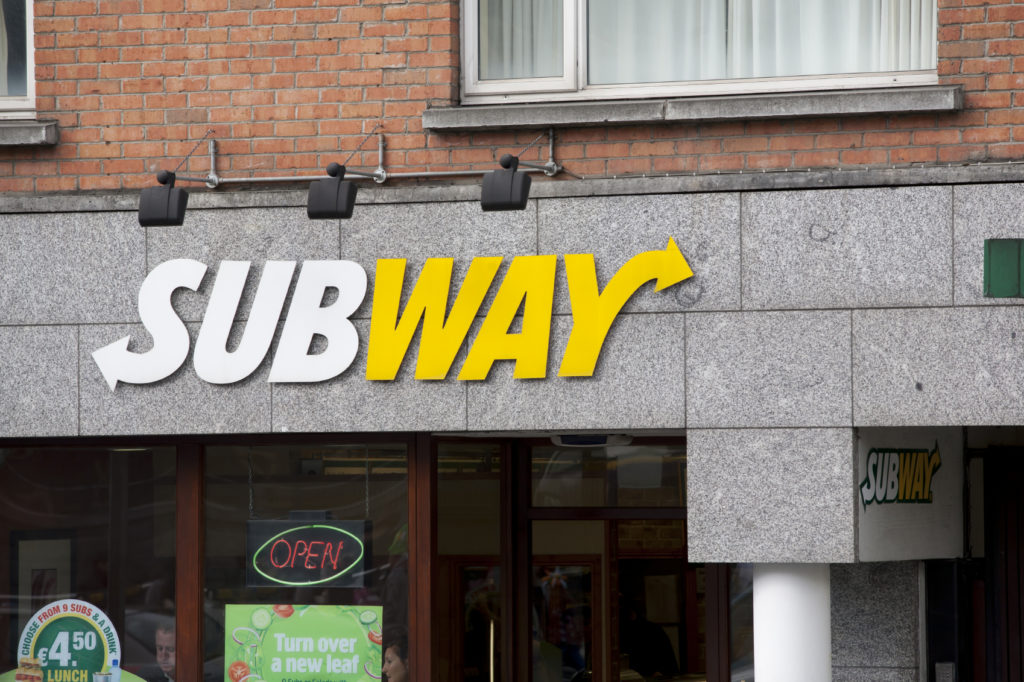 Subway Restaurant Storefront iStockPhoto