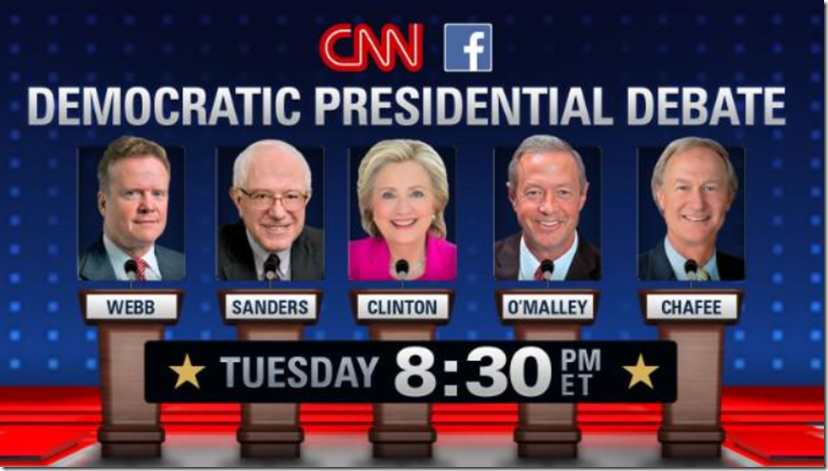 CNN Democratic Debate October 2015