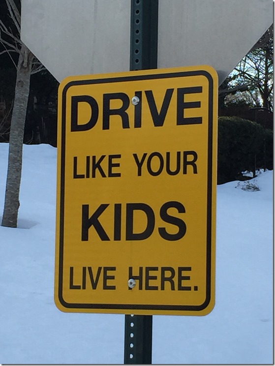 Drive Like Your Kids Live Here Vertical