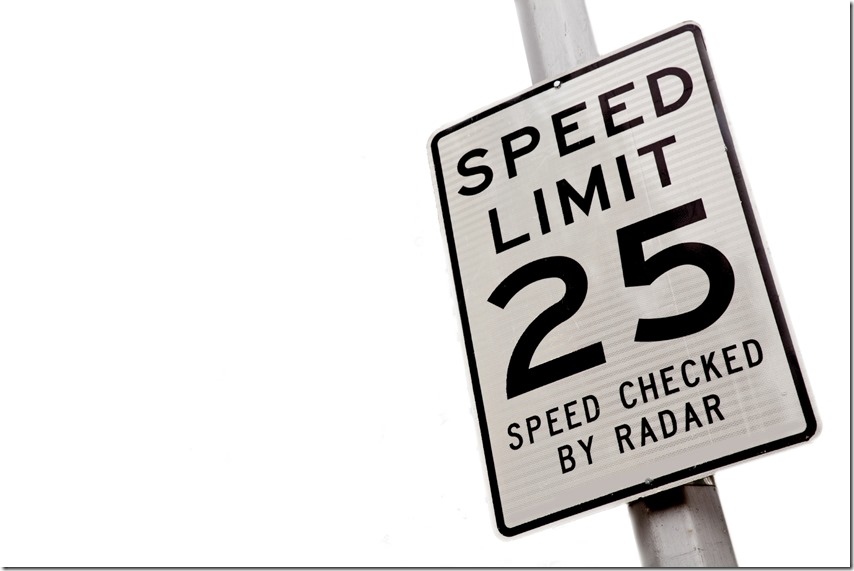 Speed Limit Sign 2 iStockPhoto