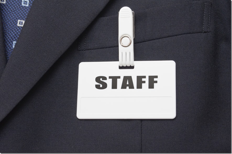 Staff Nametag iStockPhoto