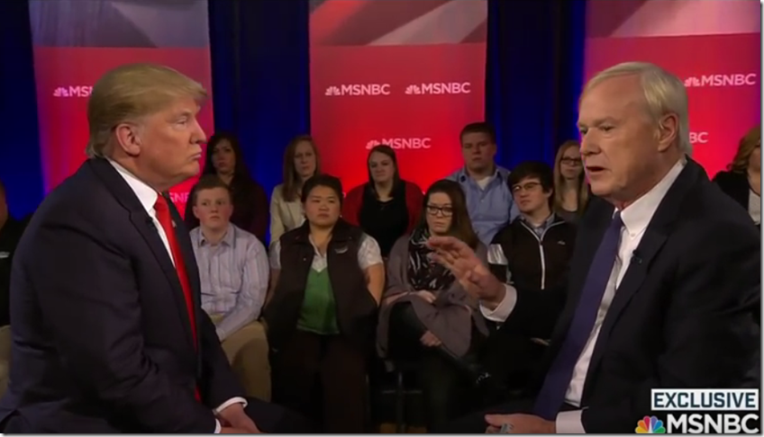 Chris Matthews Donald Trump MSNBC Interview