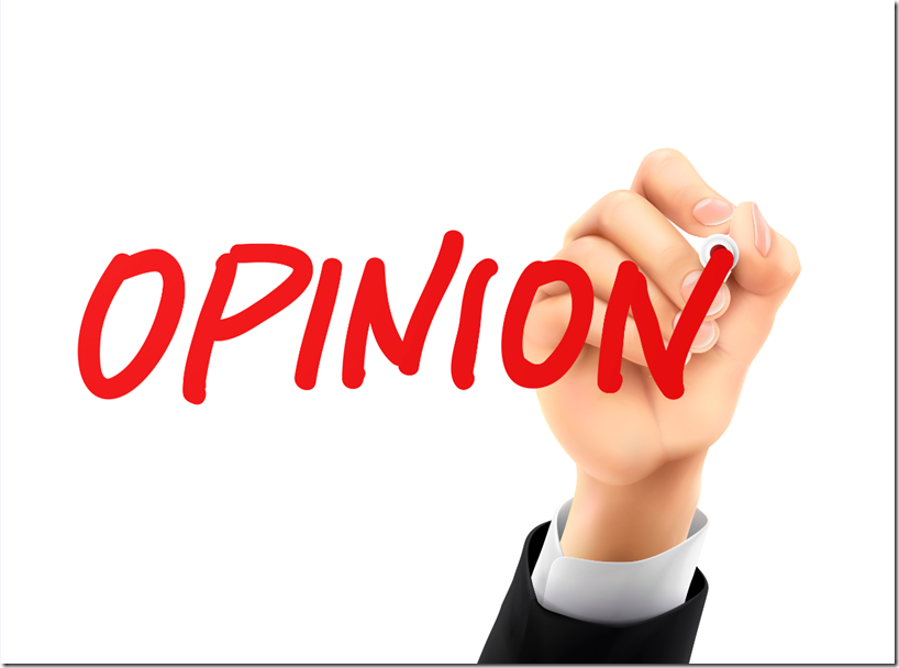 Opinion iStockPhoto