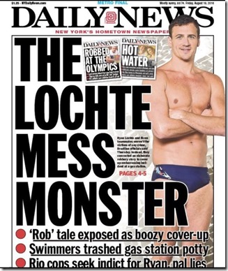 Ryan Lochte New York Daily News Loch Mess Monster1
