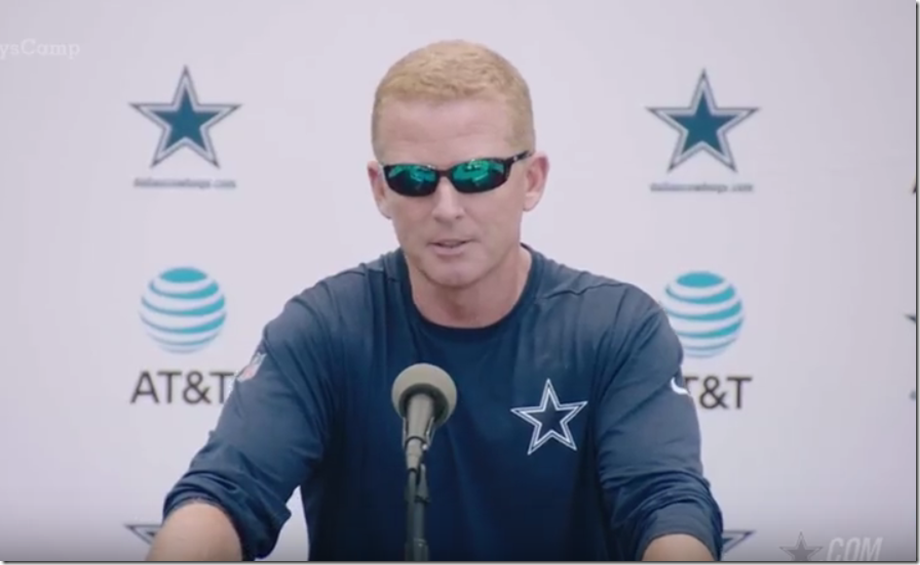 Jason Garrett Cowboys Lucky Whitehead