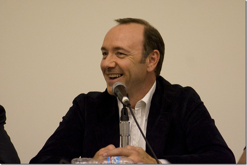 Kevin Spacey photo via Wikimieda Commons user Pinguino k.