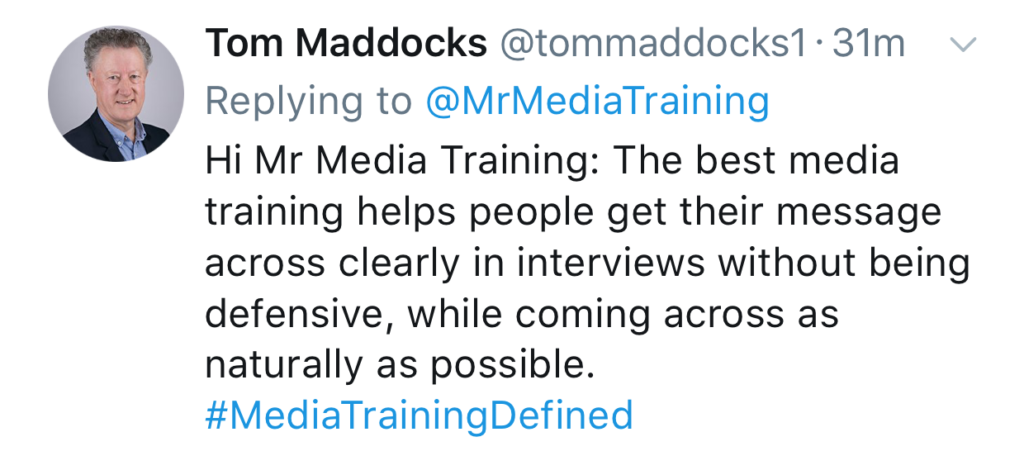 What is Media Training 11