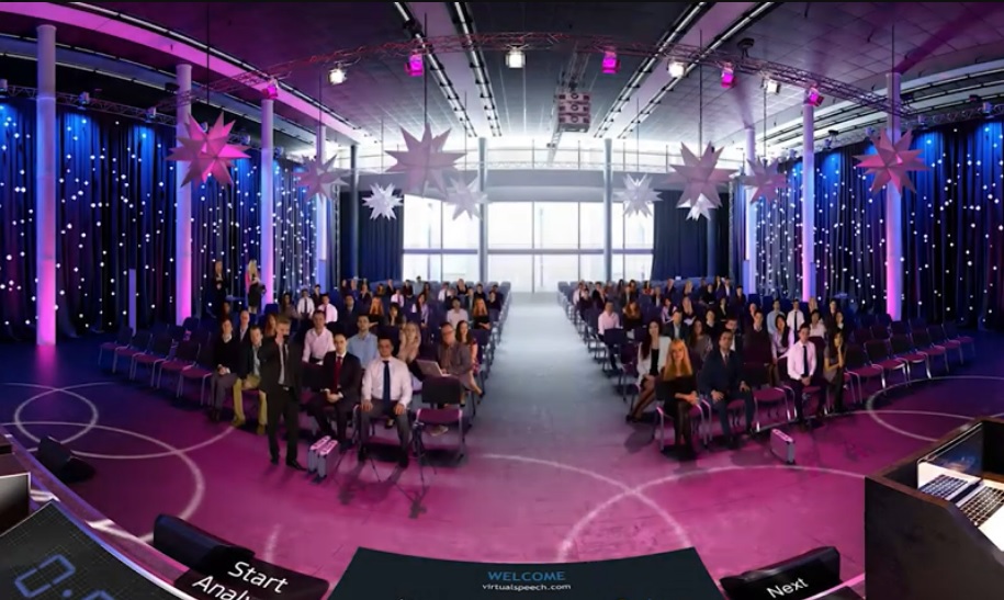 A virtual look at a speaking hall