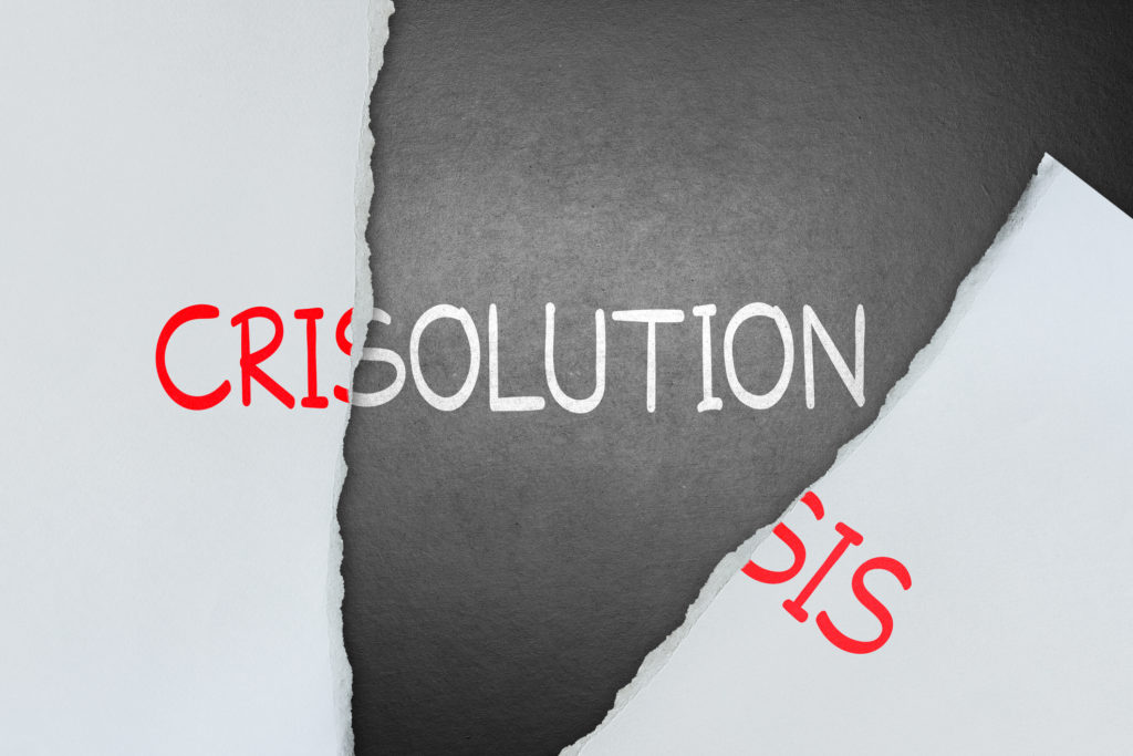 tear crisis paper to find solution