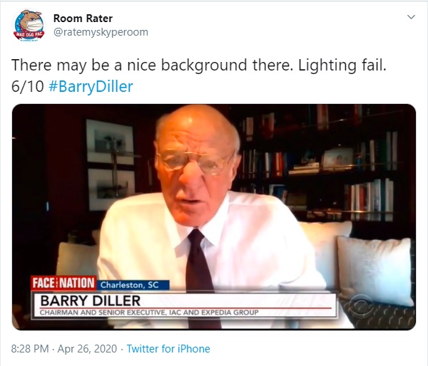 Screen shot of Barry Diller