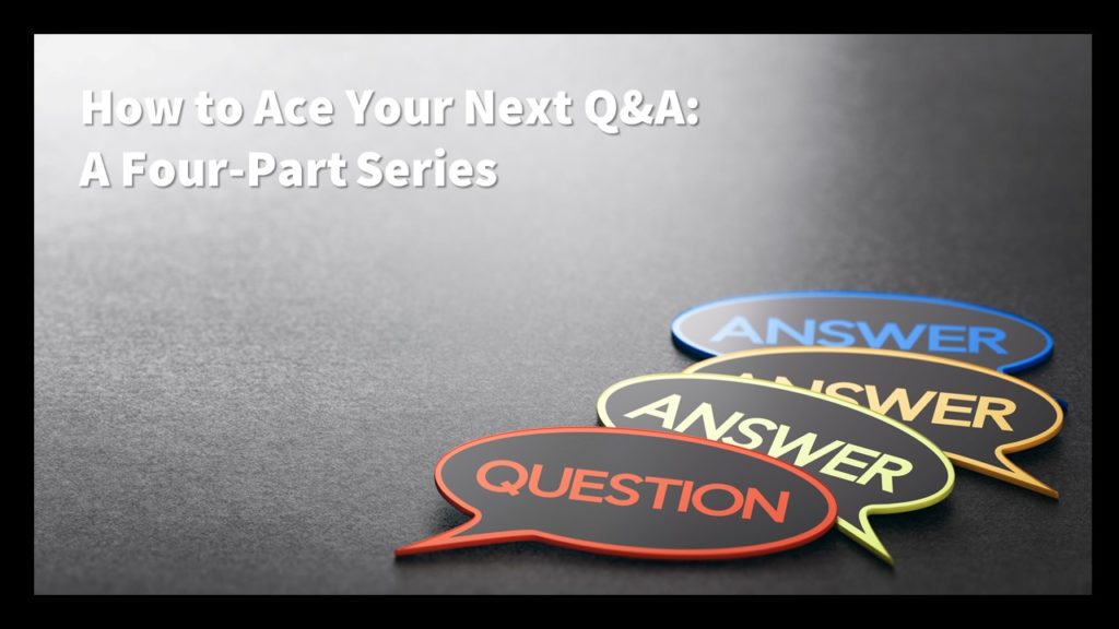 Managing Your Q&A