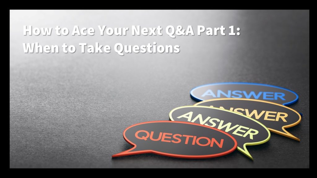 Managing Your Q&A