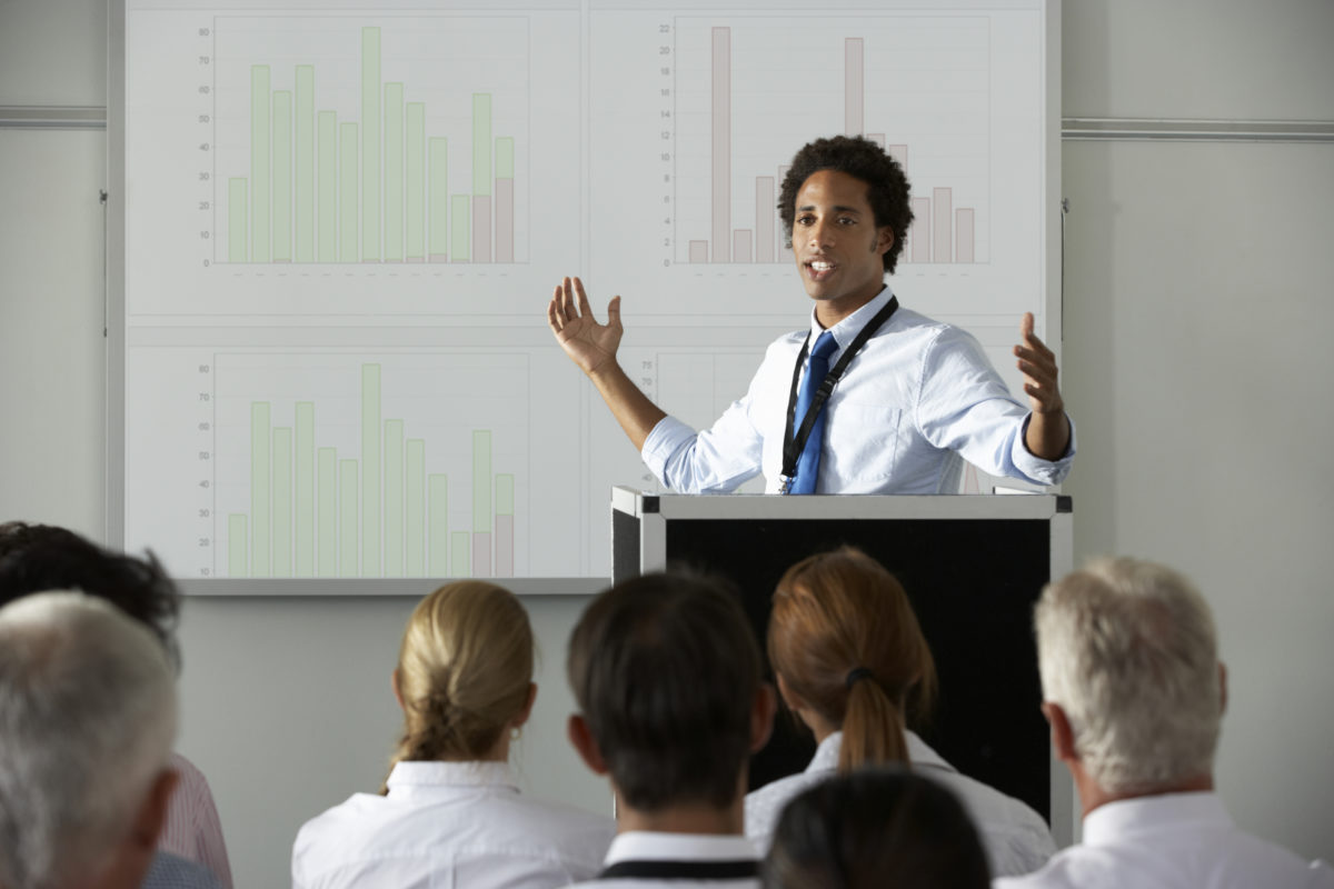 body language at presentation